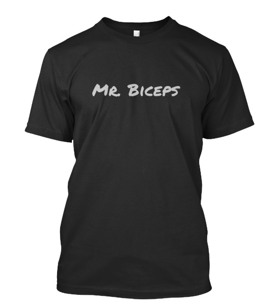 Get your Falseyedee Mr. Biceps t-shirt today!